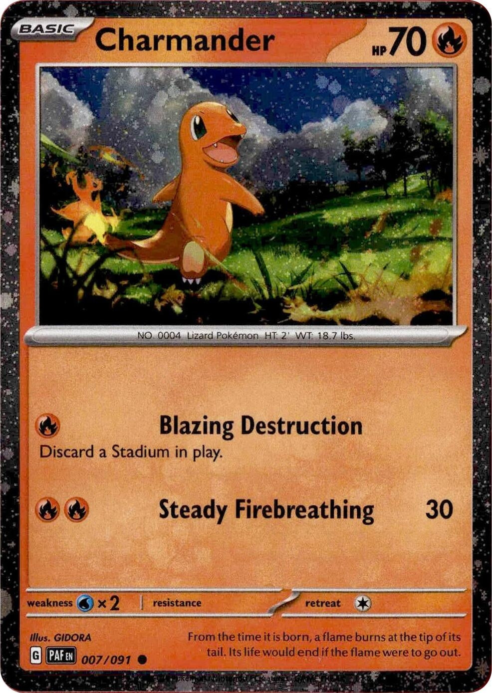 Image for Charmander - 007/091 (Cosmos Holo) (007/091) (MCAP) - Pokemon