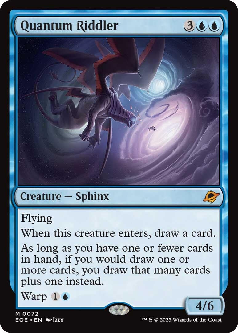Image for Quantum Riddler (72) (EOE) - Magic: The Gathering