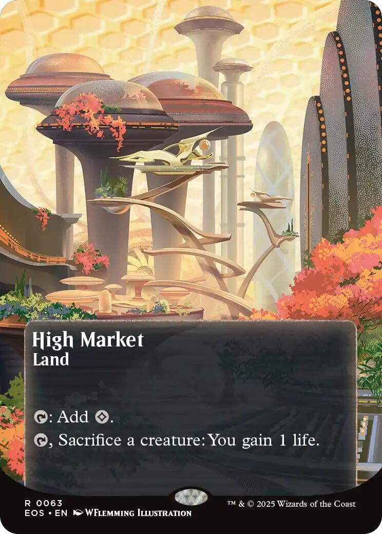 Image for High Market (0063) (Borderless) (63) (EOS) - Magic: The Gathering