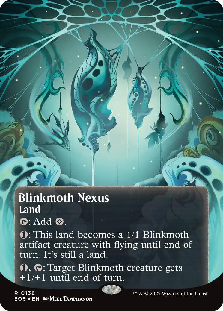 Image for Blinkmoth Nexus (0138) (Borderless) (Galaxy Foil) (138) (EOS) - Magic: The Gathering