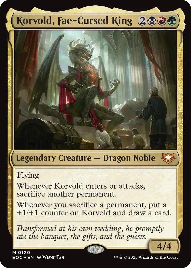 Image for Korvold, Fae-Cursed King (120) (EOC) - Magic: The Gathering