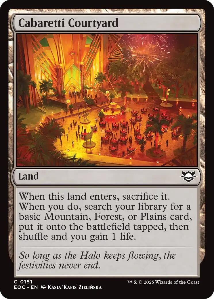 Image for Cabaretti Courtyard (151) (EOC) - Magic: The Gathering