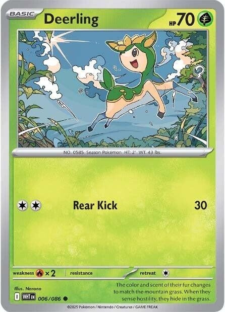 Image for Deerling (006/086) (WHT) - Pokemon