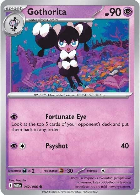 Image for Gothorita (042/086) (WHT) - Pokemon