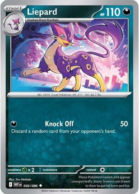 Image for Liepard (056/086) (WHT) - Pokemon