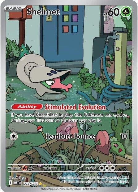 Image for Shelmet (093/086) (WHT) - Pokemon