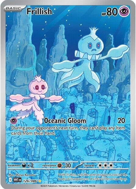 Image for Frillish (126/086) (WHT) - Pokemon