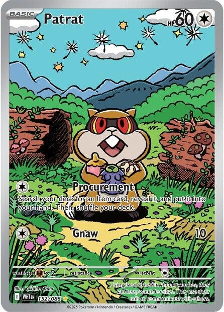 Image for Patrat (152/086) (WHT) - Pokemon