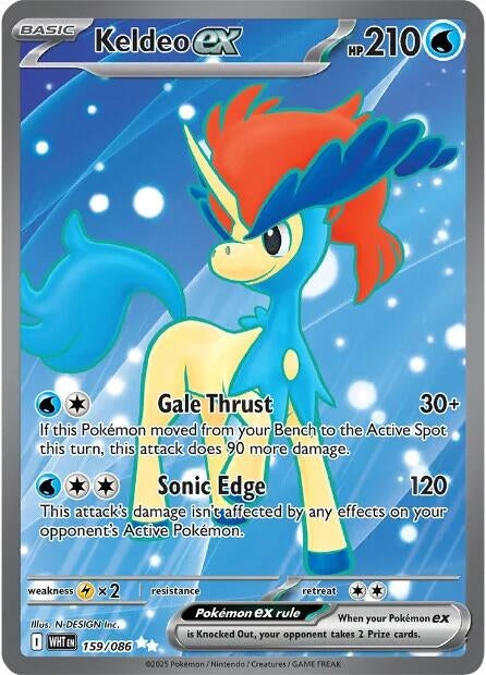 Image for Keldeo ex (159/086) (WHT) - Pokemon