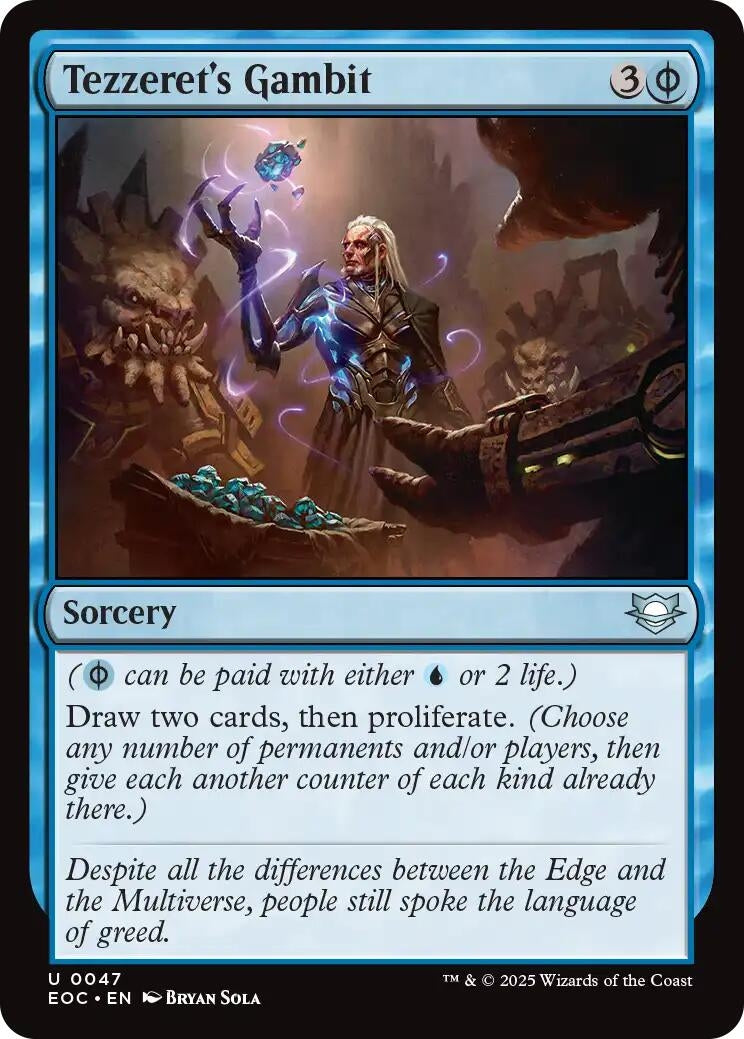 Image for Tezzeret's Gambit (47) (EOC) - Magic: The Gathering
