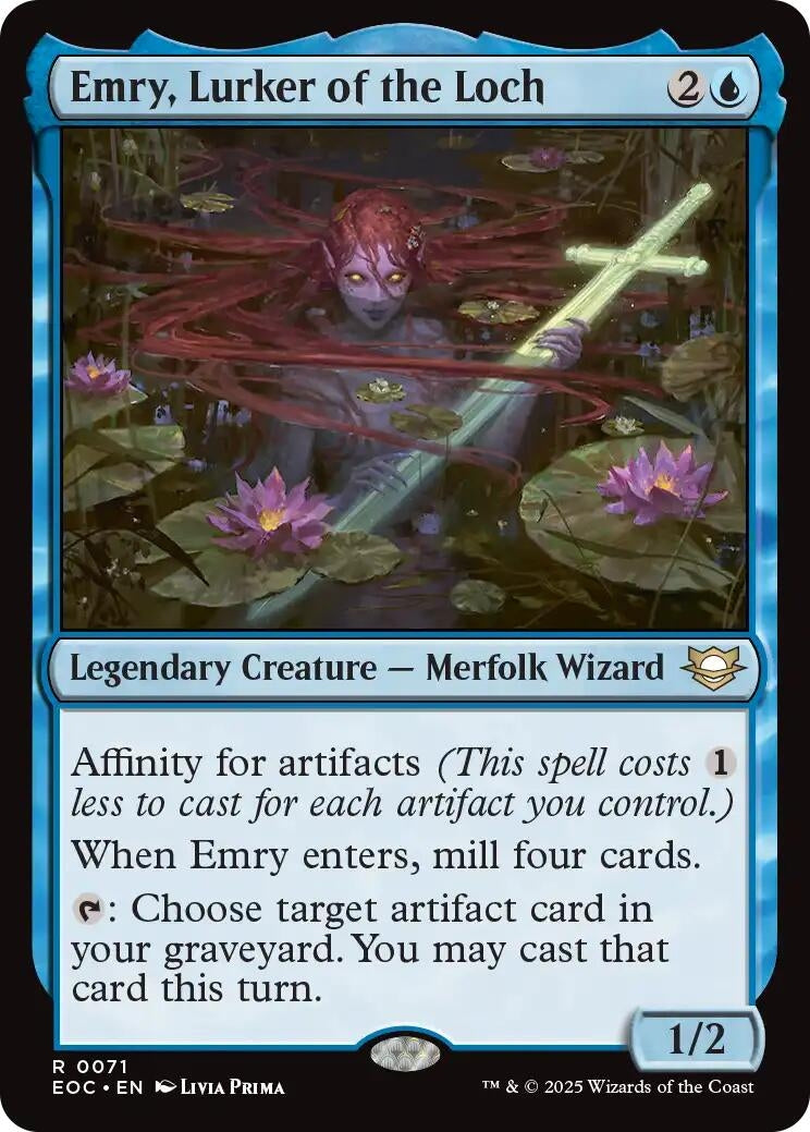 Image for Emry, Lurker of the Loch (71) (EOC) - Magic: The Gathering
