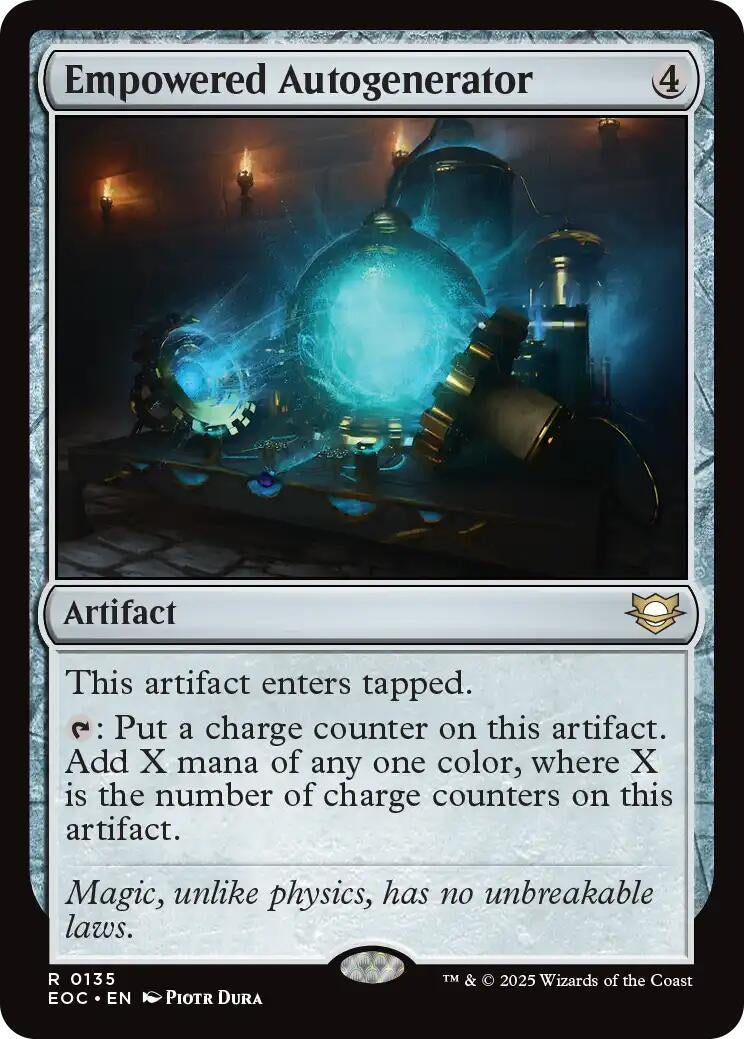 Image for Empowered Autogenerator (135) (EOC) - Magic: The Gathering
