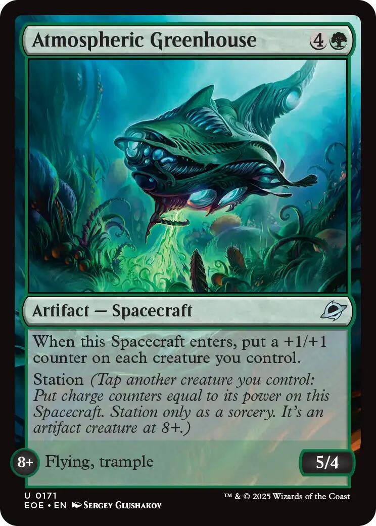 Image for Atmospheric Greenhouse (171) (EOE) - Magic: The Gathering
