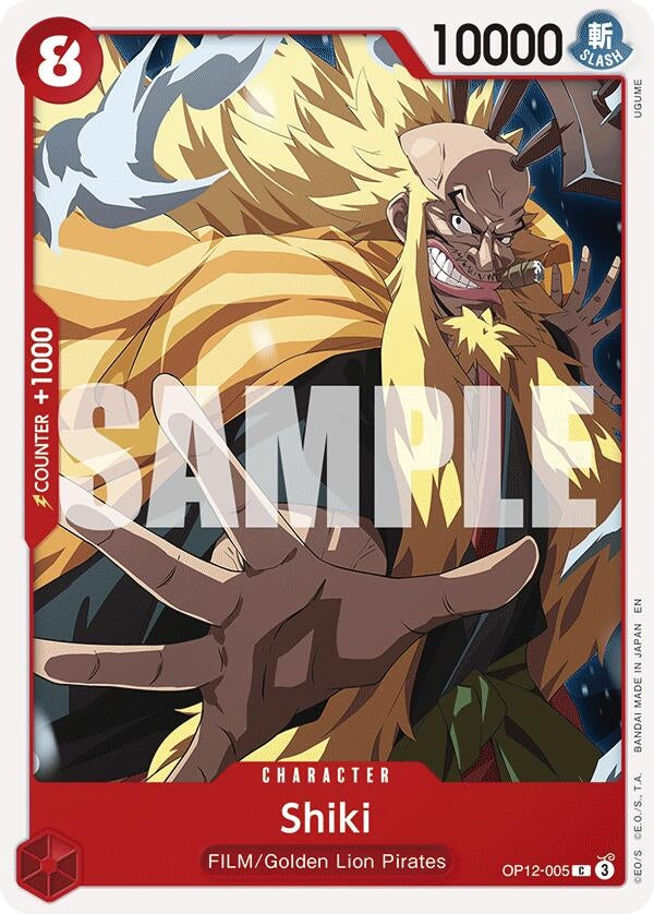 Image for Shiki (OP12-005) (OP12) - One Piece Card Game