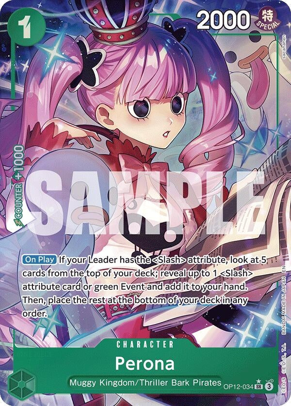 Image for Perona (Alternate Art) (OP12-034) (OP12) - One Piece Card Game