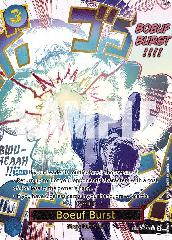 Image for Boeuf Burst (Alternate Art) (OP12-060) (OP12) - One Piece Card Game
