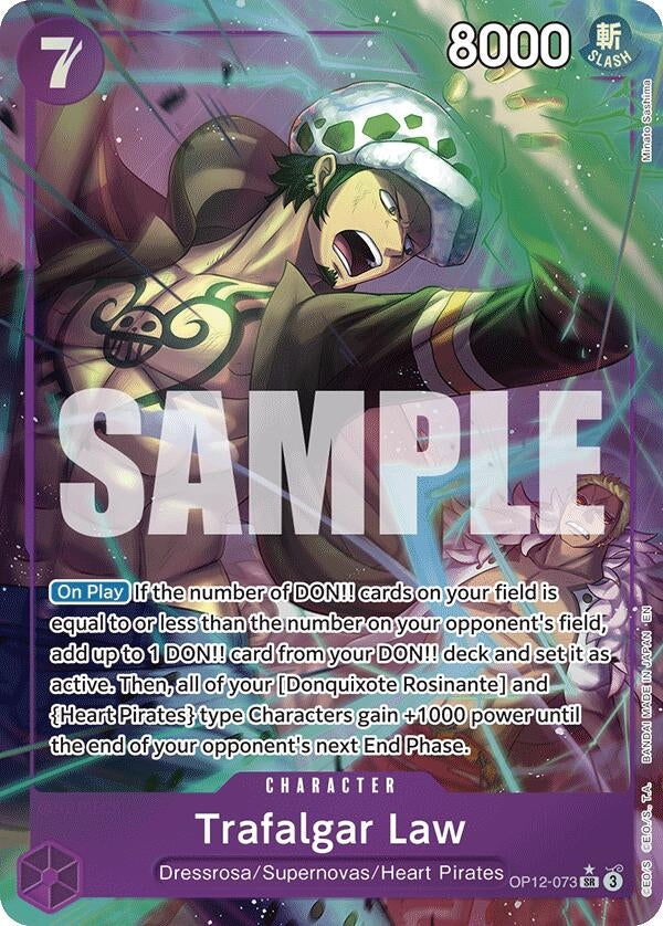 Image for Trafalgar Law (073) (Alternate Art) (OP12-073) (OP12) - One Piece Card Game