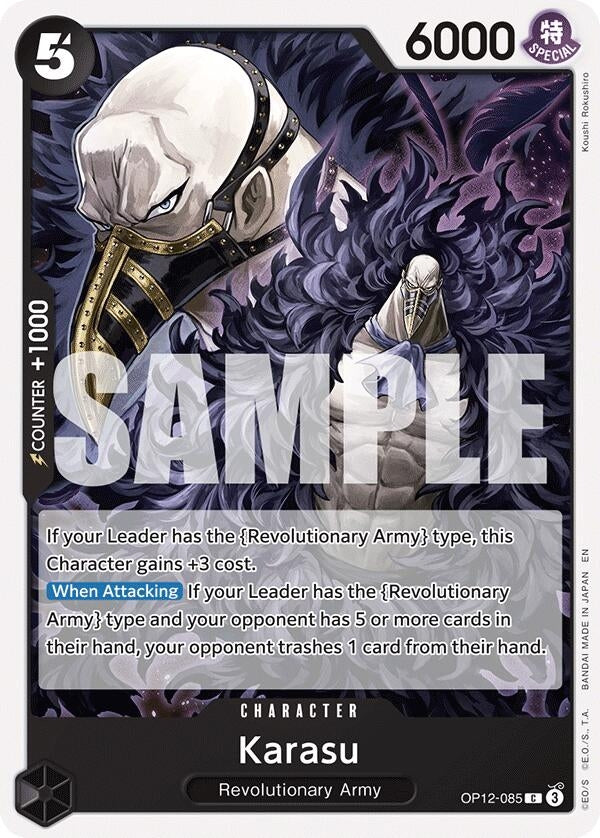 Image for Karasu (OP12-085) (OP12) - One Piece Card Game