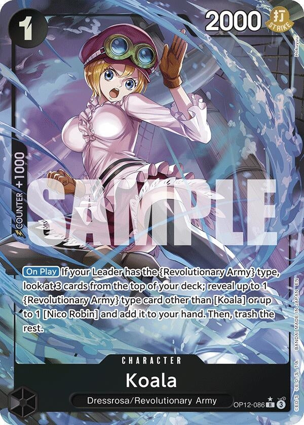 Image for Koala (086) (Alternate Art) (OP12-086) (OP12) - One Piece Card Game