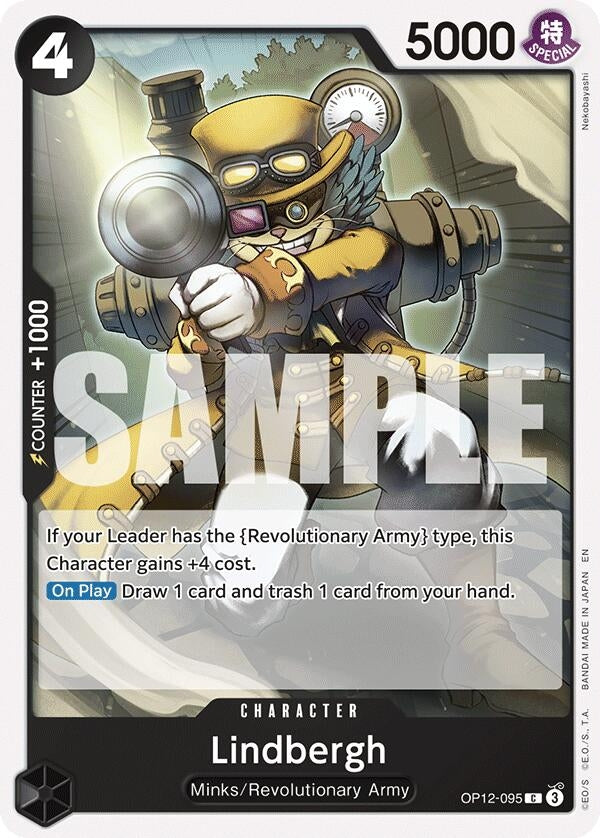 Image for Lindbergh (OP12-095) (OP12) - One Piece Card Game