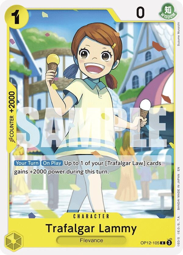 Image for Trafalgar Lammy (OP12-105) (OP12) - One Piece Card Game
