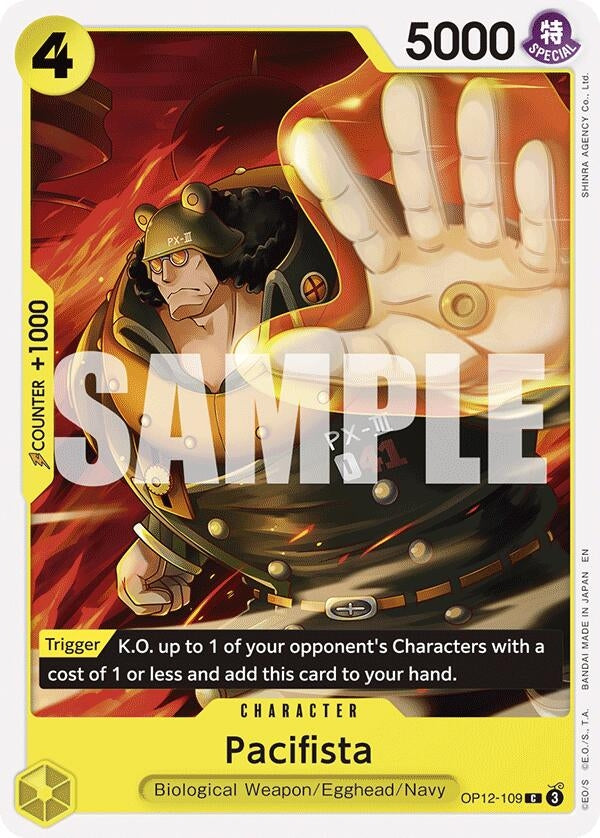 Image for Pacifista (OP12-109) (OP12) - One Piece Card Game