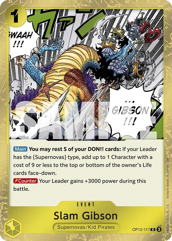 Image for Slam Gibson (OP12-117) (OP12) - One Piece Card Game