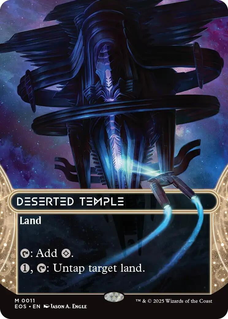 Image for Deserted Temple (0011) (Borderless) (11) (EOS) - Magic: The Gathering