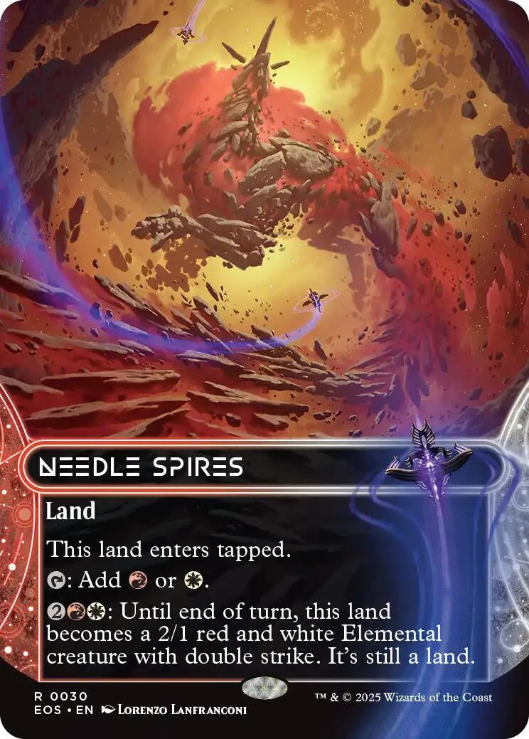 Image for Needle Spires (0030) (Borderless) (30) (EOS) - Magic: The Gathering