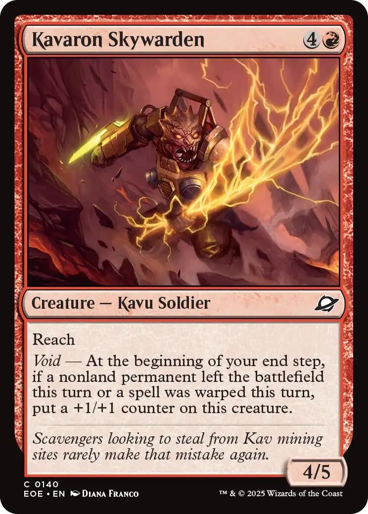 Image for Kavaron Skywarden (140) (EOE) - Magic: The Gathering