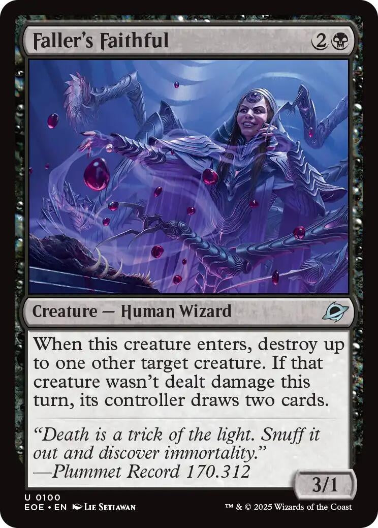 Image for Faller's Faithful (100) (EOE) - Magic: The Gathering