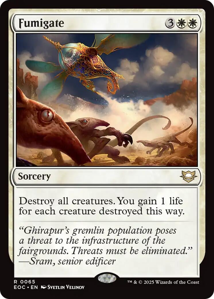 Image for Fumigate (65) (EOC) - Magic: The Gathering