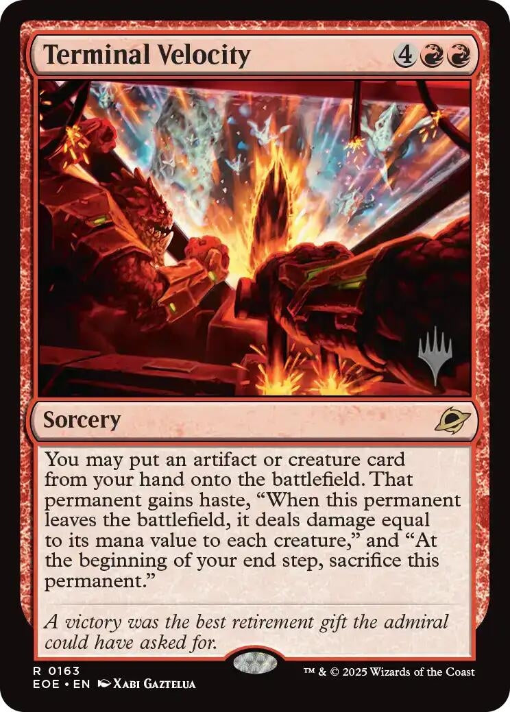 Image for Terminal Velocity (163) (PPEOE) - Magic: The Gathering