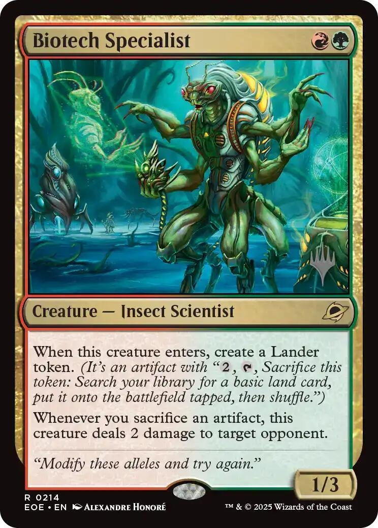 Image for Biotech Specialist (214) (PPEOE) - Magic: The Gathering