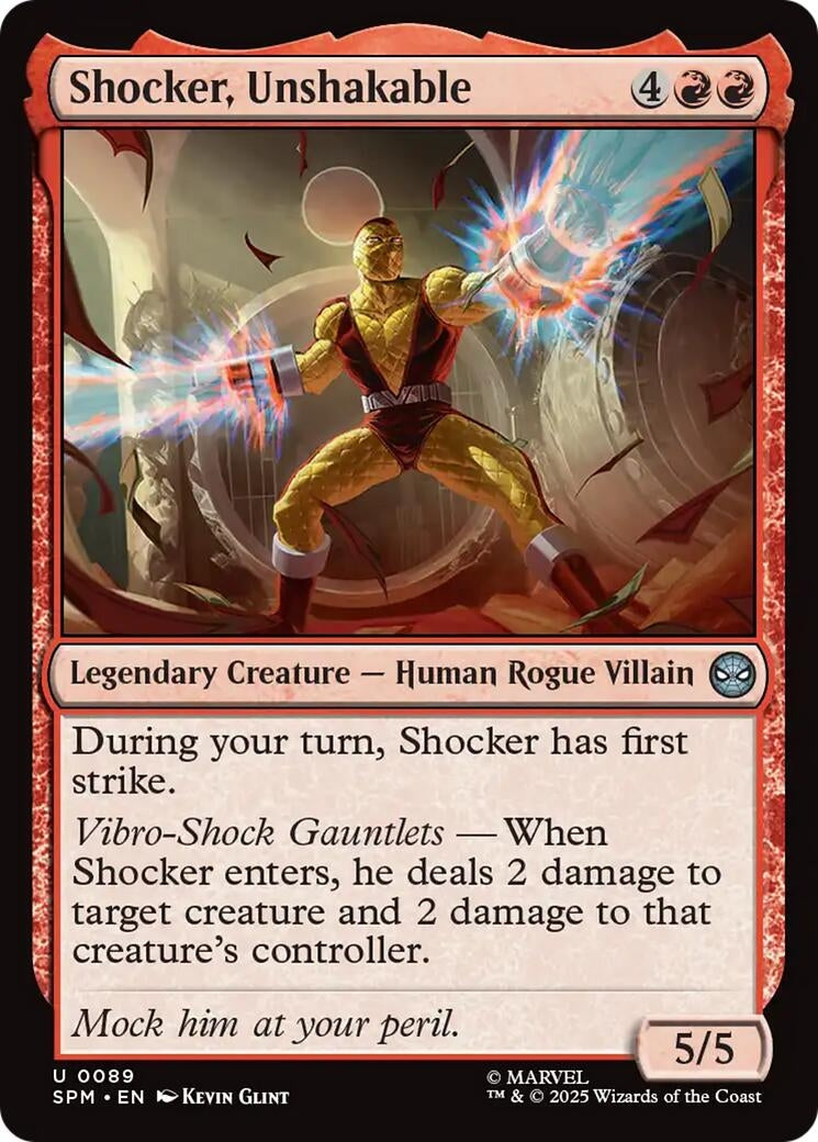 Image for Shocker, Unshakable (89) (SPM) - Magic: The Gathering