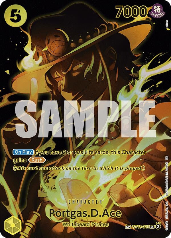 Image for Portgas.D.Ace (SP) (ST13-011) (OP12) - One Piece Card Game