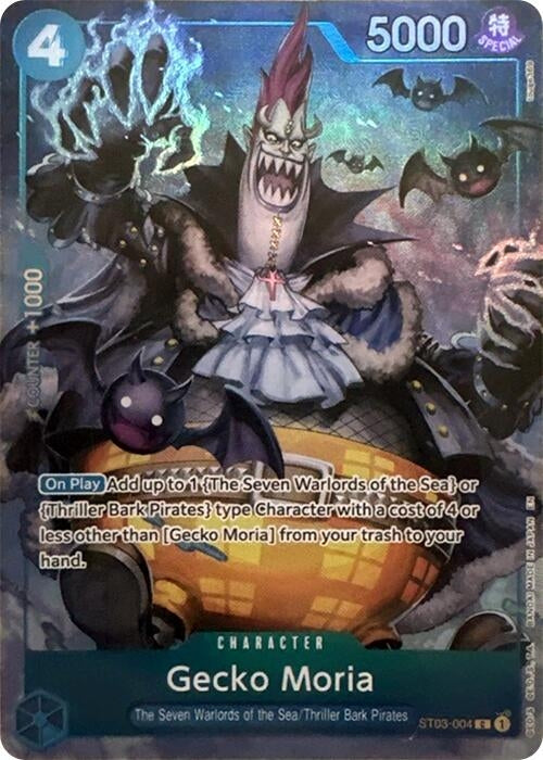 Image for Gecko Moria (Seven Warlords of the Sea Binder Set) (ST03-004) (OP-PR) - One Piece Card Game