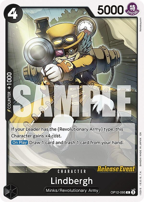 Image for Lindbergh (OP12-095) (OP12 RE) - One Piece Card Game