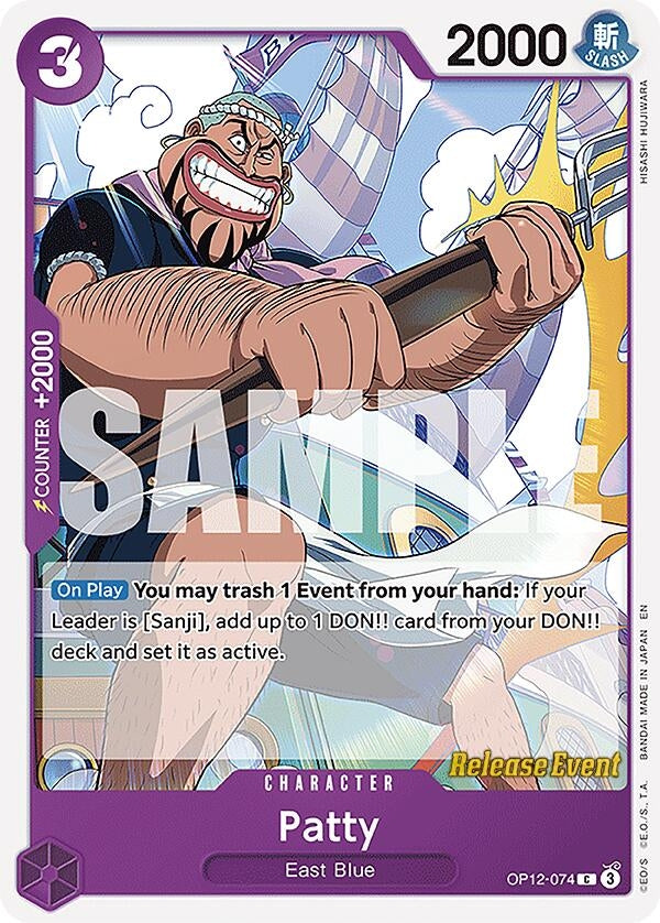 Image for Patty (OP12-074) (OP12 RE) - One Piece Card Game