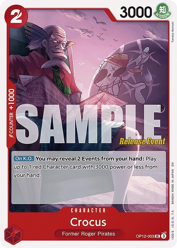 Image for Crocus (OP12-003) (OP12 RE) - One Piece Card Game