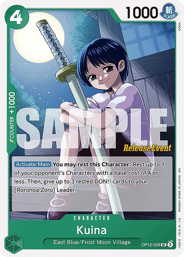 Image for Kuina (OP12-026) (OP12 RE) - One Piece Card Game