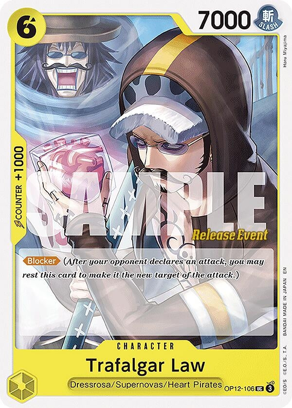 Image for Trafalgar Law (106) (OP12-106) (OP12 RE) - One Piece Card Game