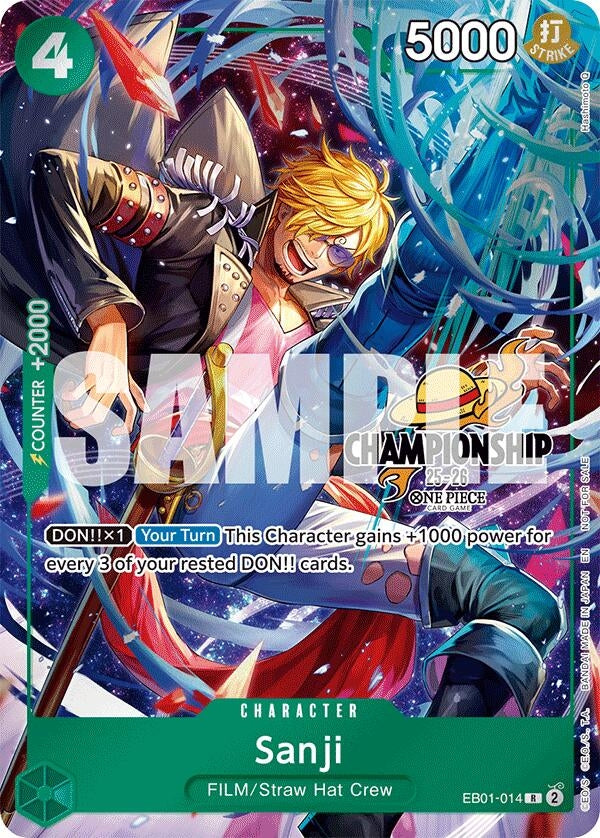 Image for Sanji (CS 25-26 Celebration Pack) (EB01-014) (OP-PR) - One Piece Card Game