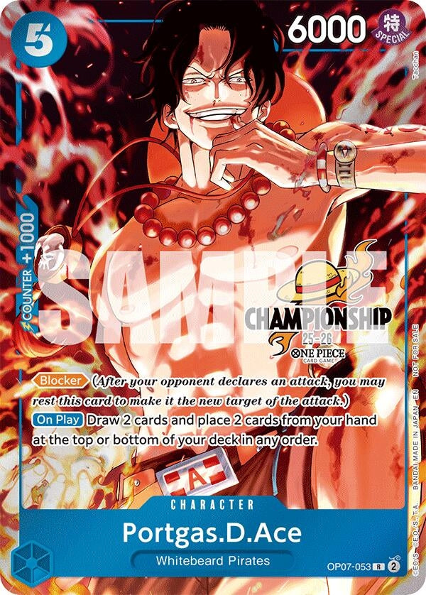 Image for Portgas.D.Ace (CS 25-26 Celebration Pack) (OP07-053) (OP-PR) - One Piece Card Game
