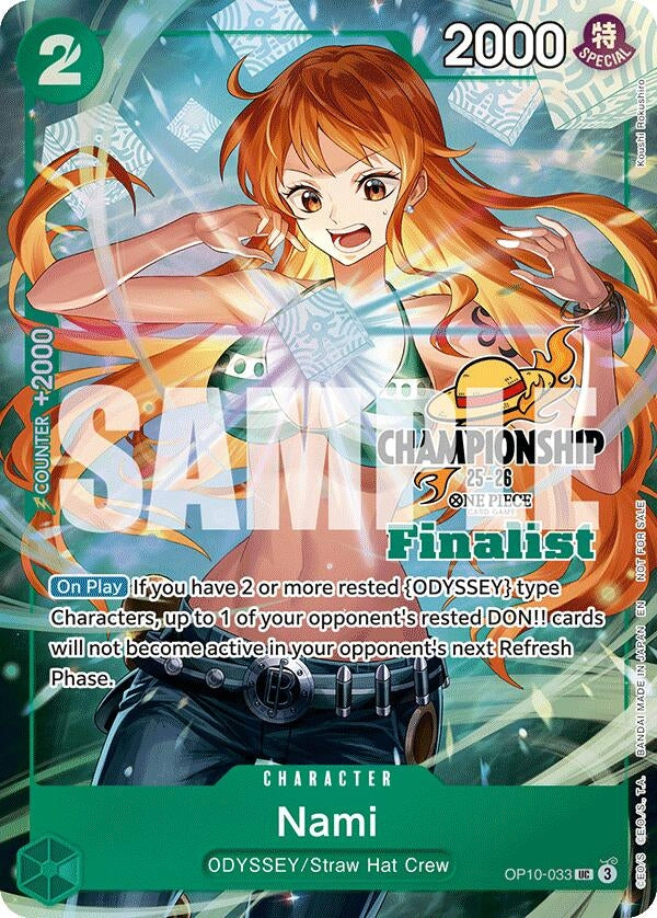 Image for Nami (CS 25-26 Finalist Card Set 1) (OP10-033) (OP-PR) - One Piece Card Game