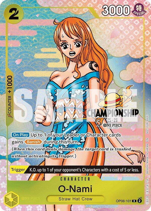 Image for O-Nami (CS 25-26 Event Pack Finalist Ver.) (OP06-101) (OP-PR) - One Piece Card Game