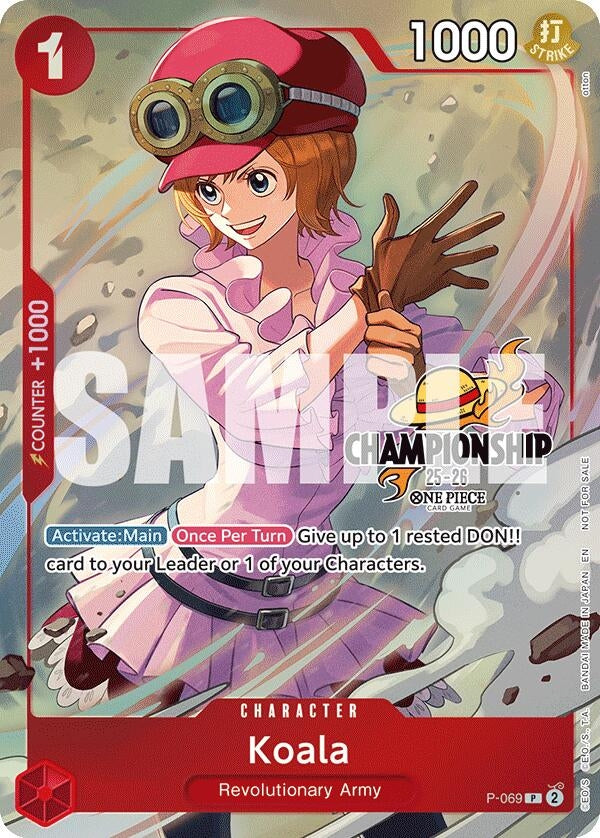 Image for Koala (CS 25-26 Event Pack Finalist Ver.) (P-069) (OP-PR) - One Piece Card Game
