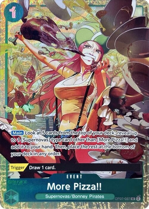 Image for More Pizza!! (Premium Card Collection -Best Selection Vol. 4-) (OP07-037) (OP-PR) - One Piece Card Game