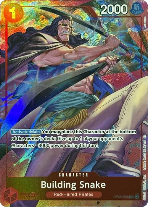 Image for Building Snake (Premium Card Collection -Best Selection Vol. 4-) (OP09-008) (OP-PR) - One Piece Card Game