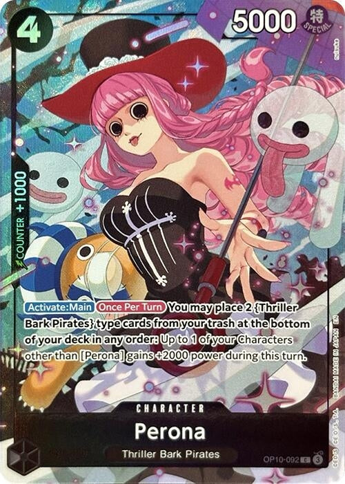 Image for Perona (Premium Card Collection -Best Selection Vol. 4-) (OP10-092) (OP-PR) - One Piece Card Game